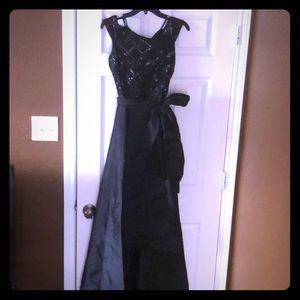 Black evening gown